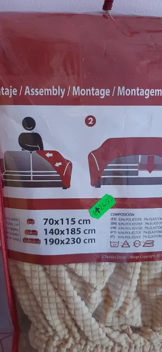 Funda nueva para sillón sofá
