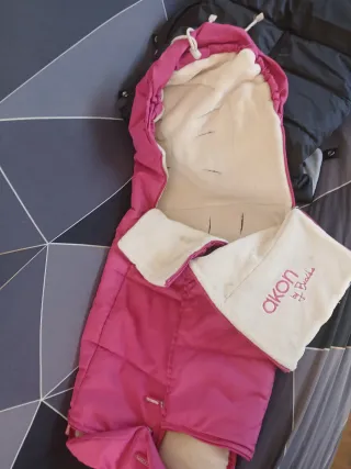 Saco de bebé rosa