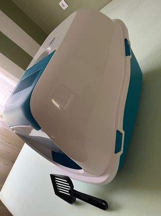 Box per sabbia per gatti con pala