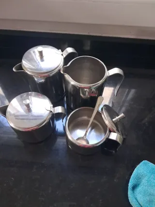 Juego Vintage Acero Inoxidable