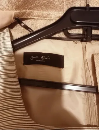 Vestido de fiesta dorado