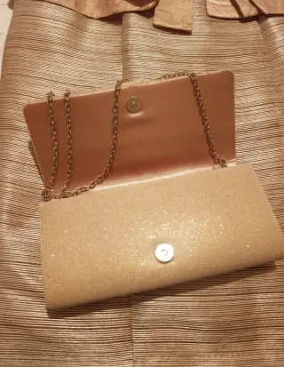 Vestido de fiesta dorado