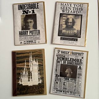 Pack 4 Postales Harry Potter Warner Bros