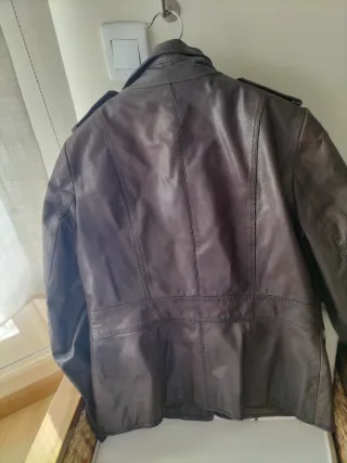 Chaqueta de cuero Zara mujer