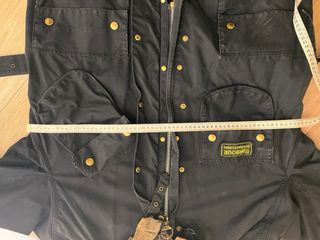 Barbour International Patch Nero Oro