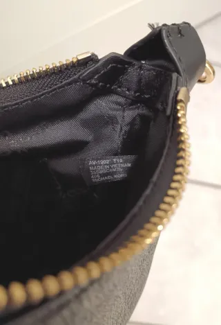 Borsa Michael Kors MK Originale nera/grigia