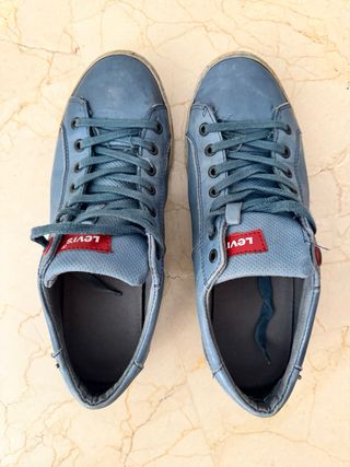 Zapatillas Levi's Cuero Azul