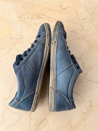 Zapatillas Levi's Cuero Azul