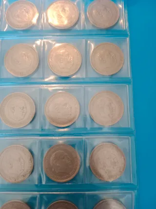 20 Monedas Antiguas de 50 pesetas franco