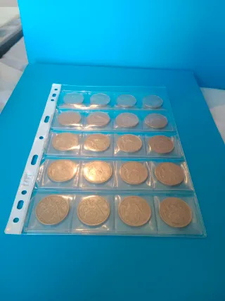 20 Monedas Antiguas de 50 pesetas franco