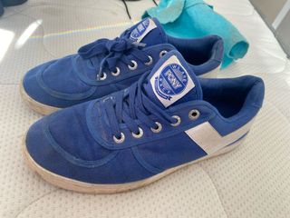 Zapatillas Pony Azules y Blancas