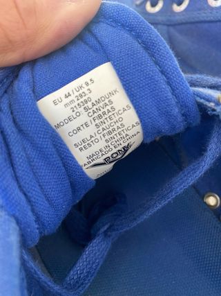 Zapatillas Pony Azules y Blancas