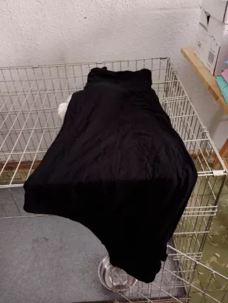 Pantalón Harem Talla Única Negro