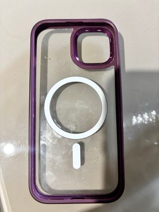 Cover iPhone 15 Viola MagSafe
