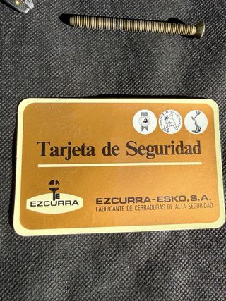 Bombín EZCURRA con 5 llaves