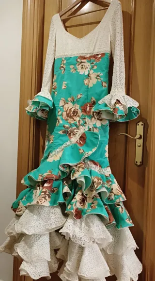 Traje Flamenca Aires de Feria Talla 38