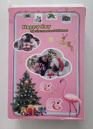 Macchina fotografica digitale rosa per bambini