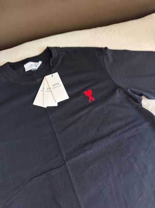 Camiseta Ami Paris Negra - Talla M