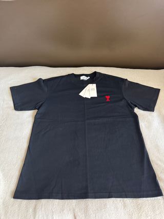 Camiseta Ami Paris Negra - Talla M
