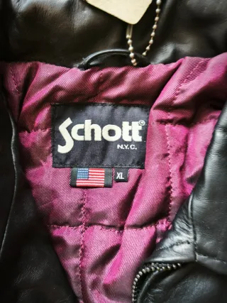 Chaqueta Schott LC5100 Negra Talla XL