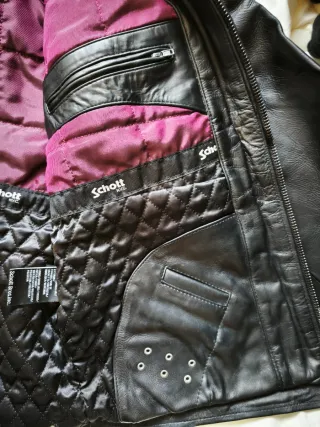 Chaqueta Schott LC5100 Negra Talla XL