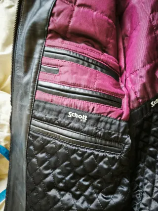 Chaqueta Schott LC5100 Negra Talla XL