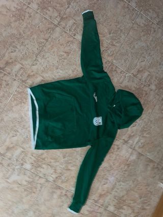 Equipación deportiva Joma verde y blanca Talla M