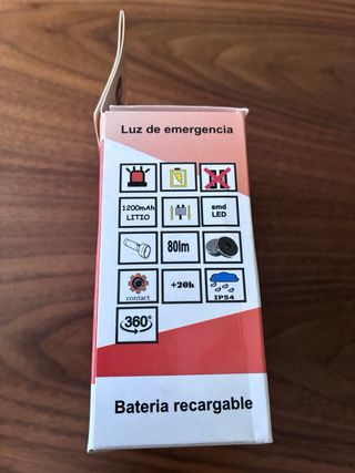 Luz de emergencia homologada SPEED SOUND CLAIM