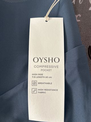 Pantalones de gimnasio azul/verde talla S