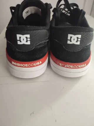 Zapatillas DC Shoes Talla 43 Negras Rojas