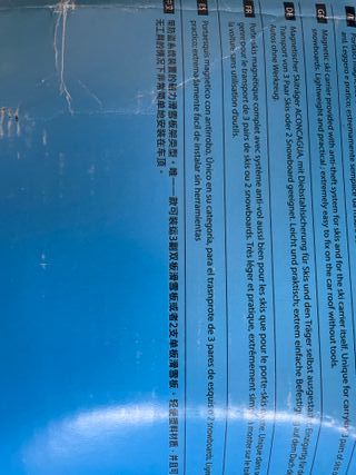 MENABO Soporte Esquís/Snowboard