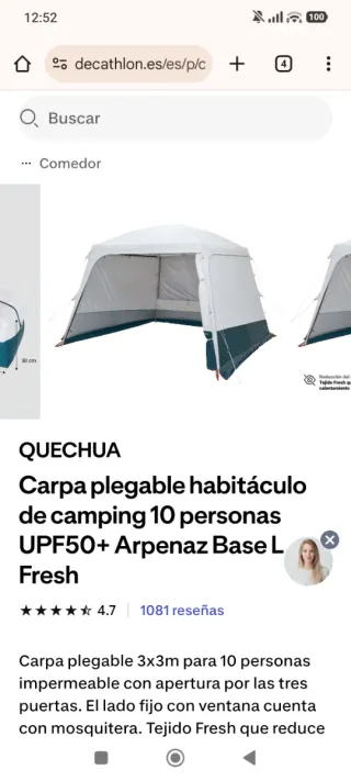 Tienda Arpenaz 4.2 FNB
