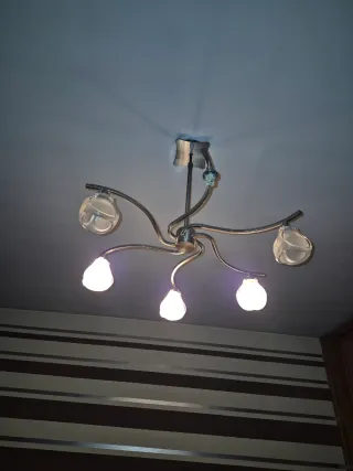 Lámpara de techo moderna 5 brazos