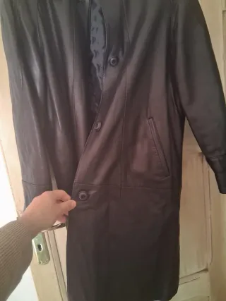 Giacca cappotto in Pelle A & L Made in Italy 46