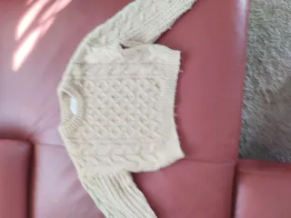 Jersey Zara Niña Amarillo Trenzado