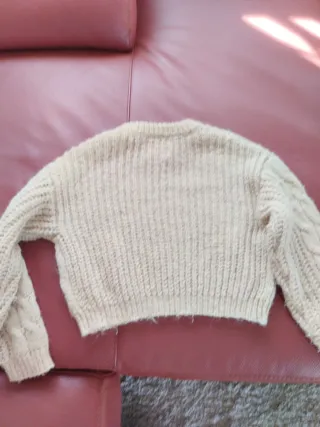 Jersey Zara Niña Amarillo Trenzado