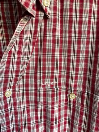 Camisa cuadros roja Ungaro hombre