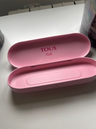 Espejo Tous Rosa con Funda Negra y cajita de laton