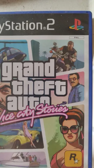 Consola PlayStation 2 Negra + 4 Juegos GTA