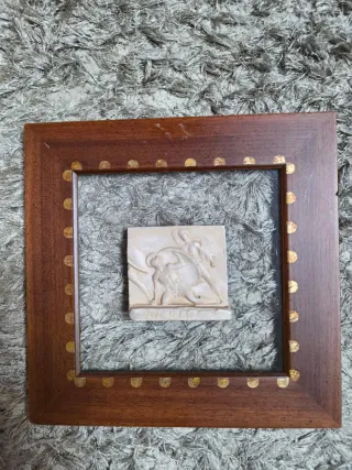 Set 2 Cuadros Decoración Madera Piedra