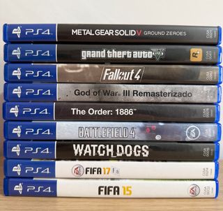 Lote Juegos PS4 Juegos por separado en mi perfil.
