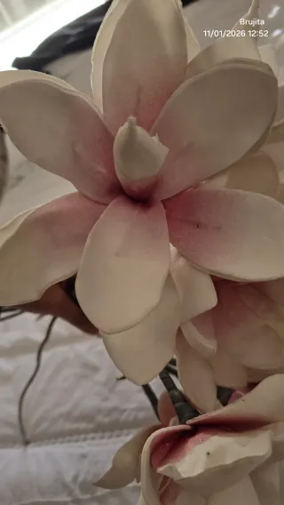 Flores secas efecto goma eva