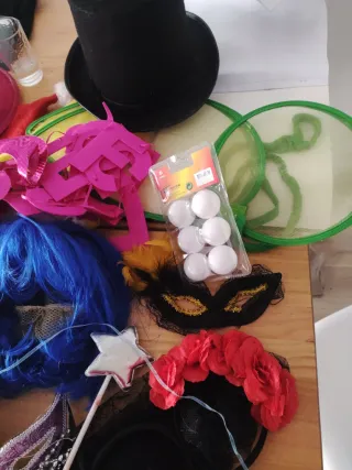 Accesorios Fiesta Cumpleaños y Disfraces