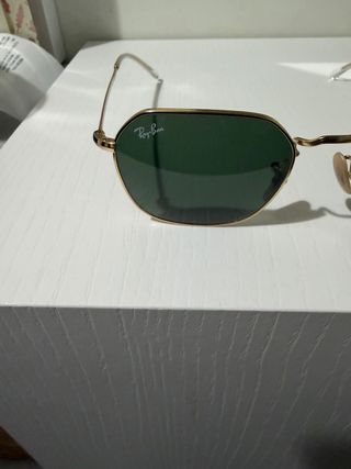 Gafas Ray-Ban Hexagonal Oro Verde