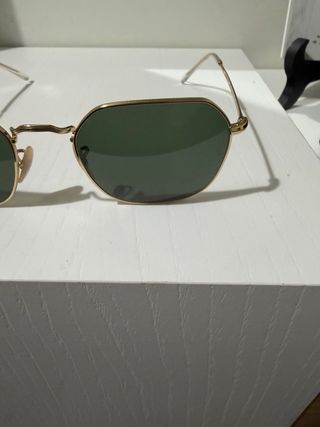 Gafas Ray-Ban Hexagonal Oro Verde