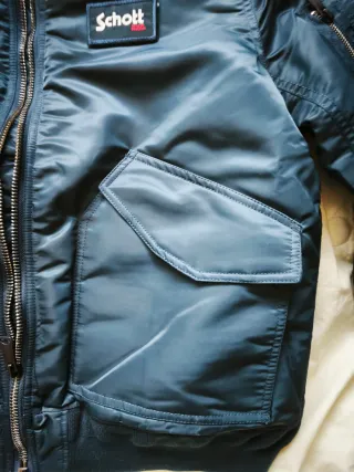 Chaqueta Bomber Schott CWU-R Azul XXL