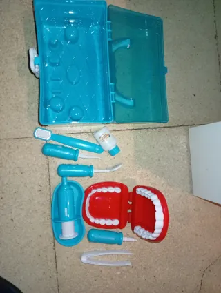 Juego Dentista Juguete Maletín Azul