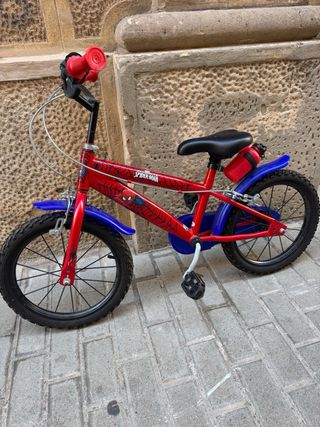 Bicicleta Spider-Man 3-6 años
