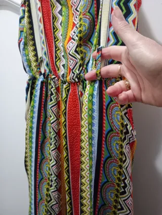 Vestido corto estampado