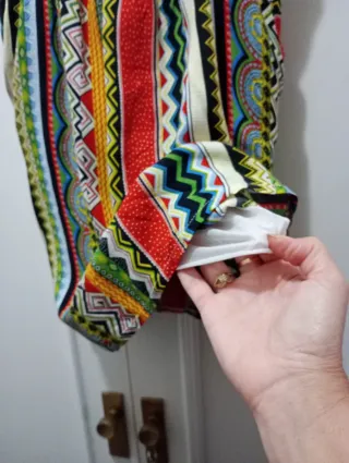 Vestido corto estampado